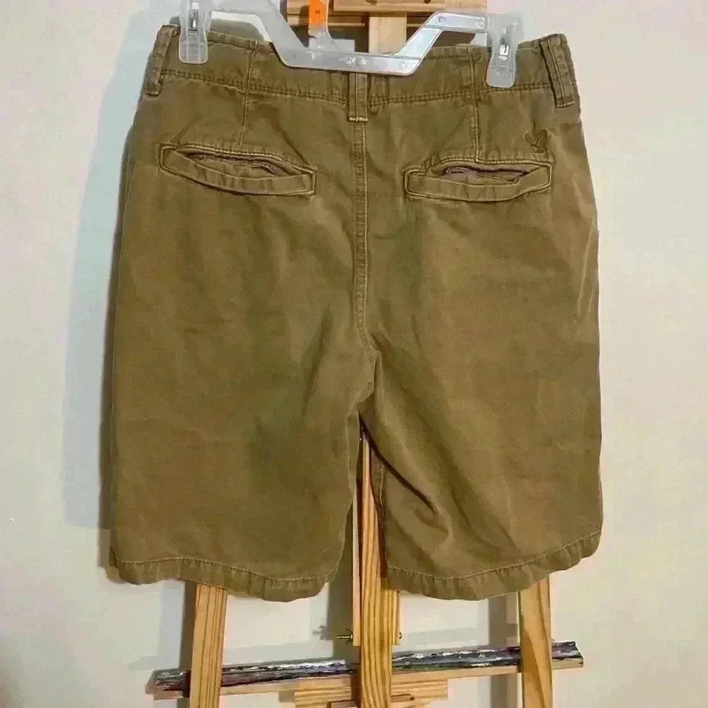 American Eagle men’s longboard khaki shorts size 28 - Picture 4 of 6